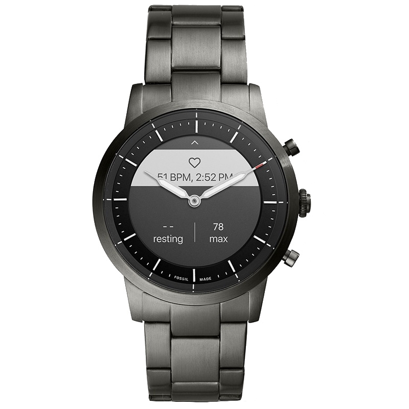 Fossil FTW7009 Smartwatch Edelstahl smoke