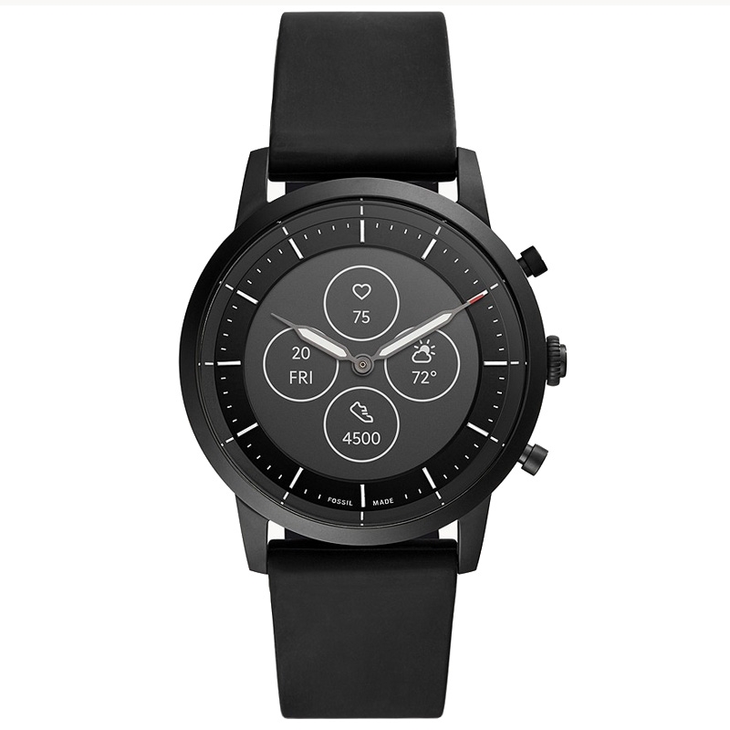 Fossil FTW7010 Smartwatch Silikon schwarz