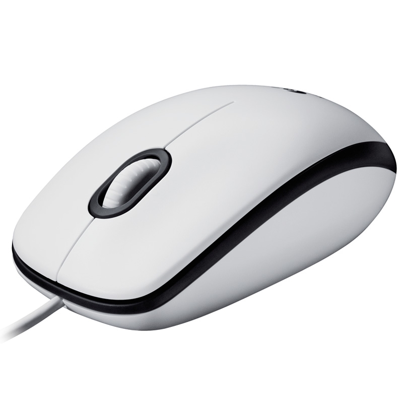 Logitech M100 Maus weiß