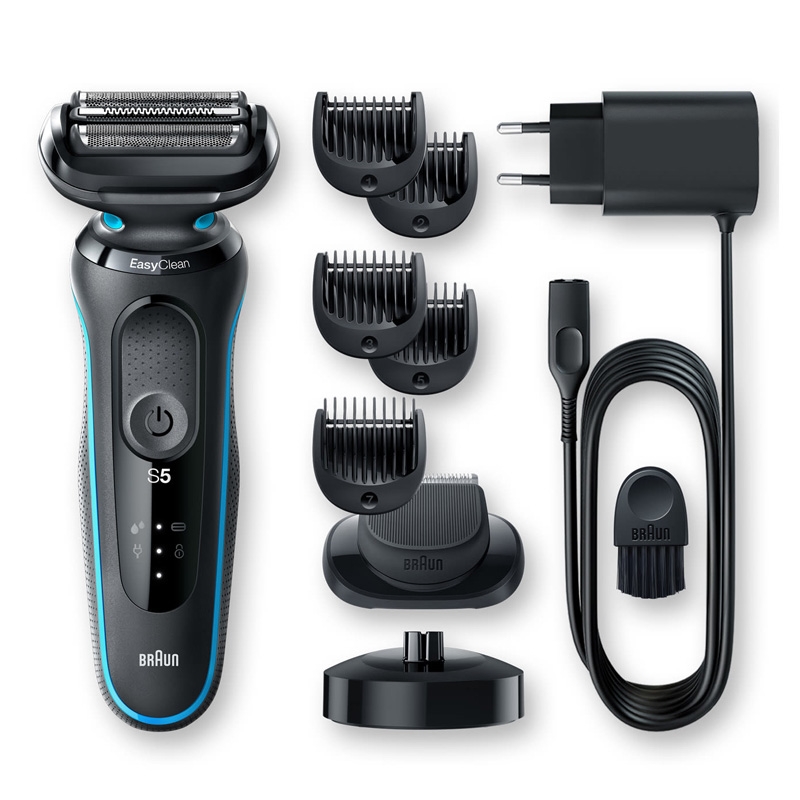 Braun Series 5 50-M4500cs Wet&Dry Elektrorasierer schwarz/blau