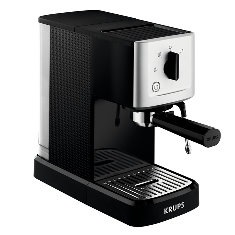 Krups Calvi XP3440 Espressomaschine mit Siebträger silber