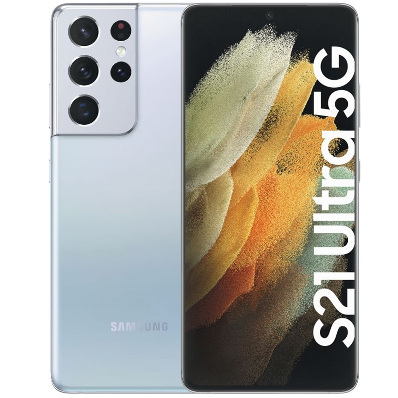 Samsung Galaxy S21 Ultra 5G 256GB Smartphone phantom silver