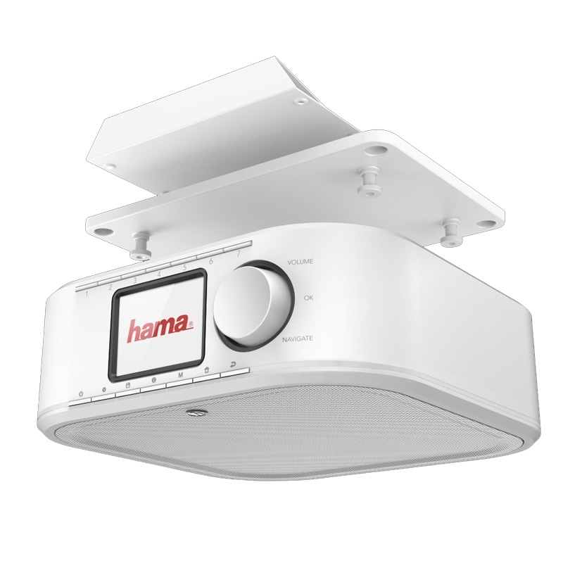 Hama DIR355SBT Digitalradio DAB+/Internetradio/Bluetooth silber