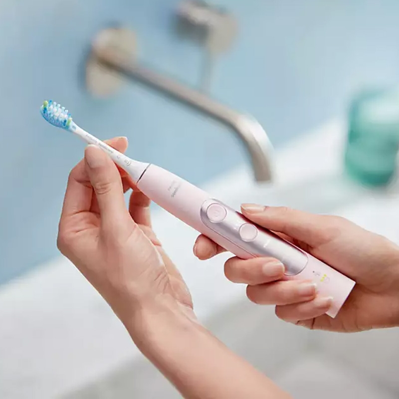 Philips Sonicare HX9661/02 ExpertClean C3 Schallzahnbürste + TravelCase pink