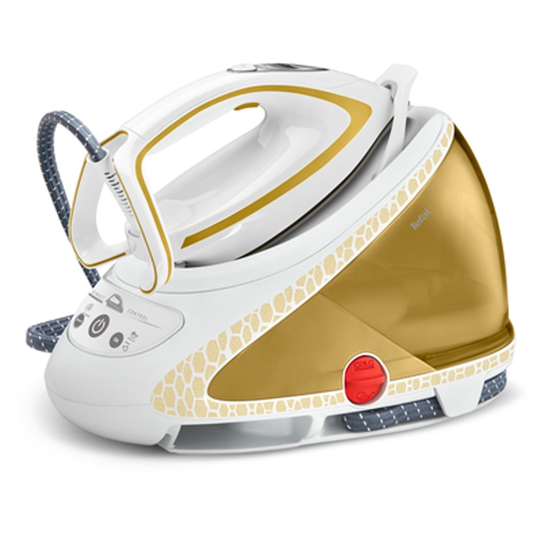Tefal GV9581 Pro Express Dampfbügelstation (2600 Watt 8 bar) weiß/gold