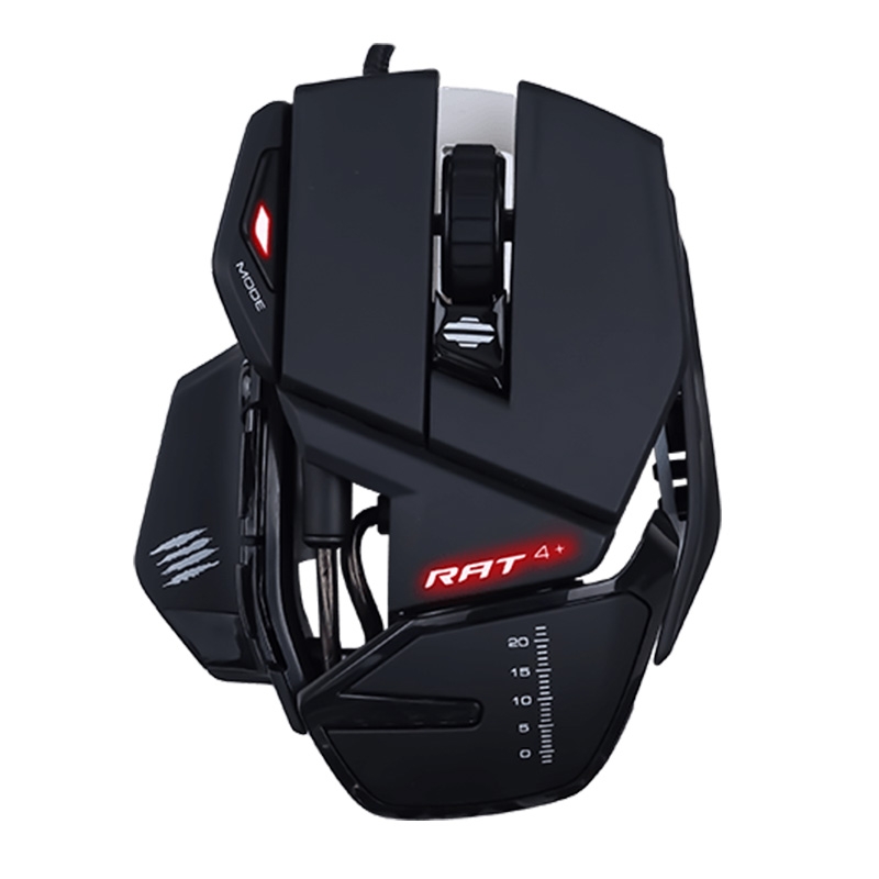 MadCatz R.A.T. 4+ Optische Gaming Maus schwarz