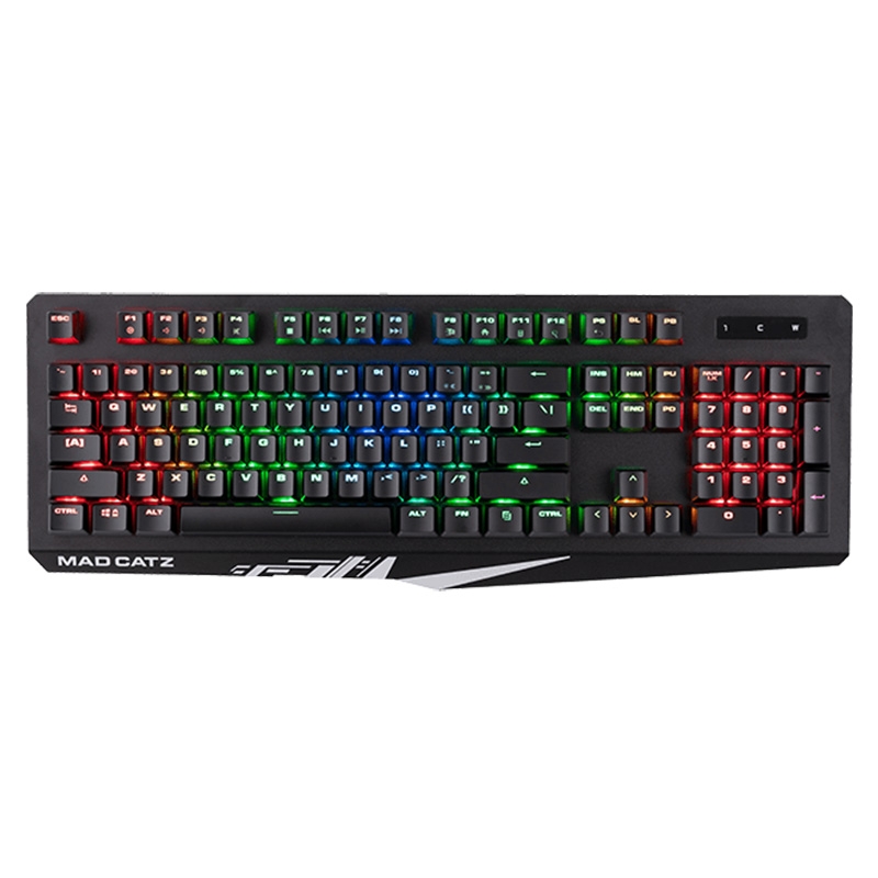 MadCatz S.T.R.I.K.E. 4 Chameleon RGB (German Layout) Gaming Tastatur