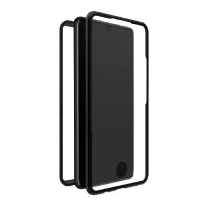 Hama Black Rock Cover "360° Glass" für Samsung Galaxy A32 5G, Schwarz