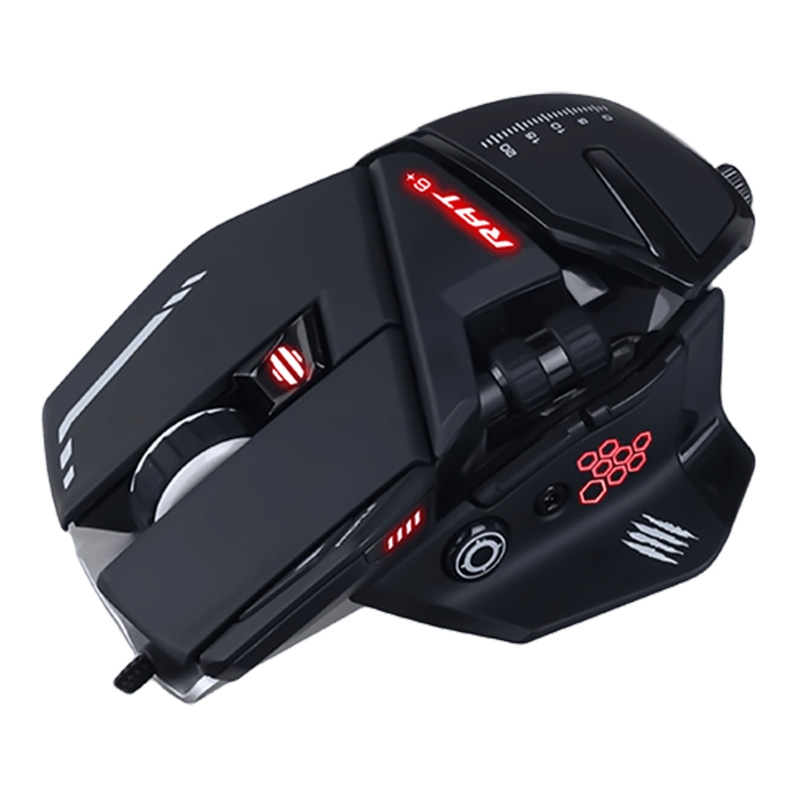 MadCatz R.A.T. 6+ Optische Gaming Maus schwarz