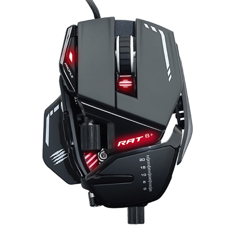 MadCatz R.A.T. 8+ Optische Gaming Maus schwarz