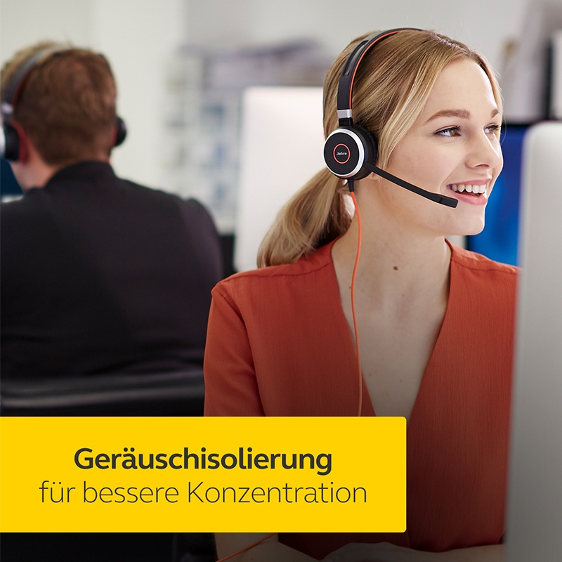 Jabra Evolve 40 UC Stereo Headset black