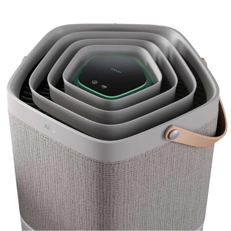 AEG AX91-604GY Luftreiniger hellgrau