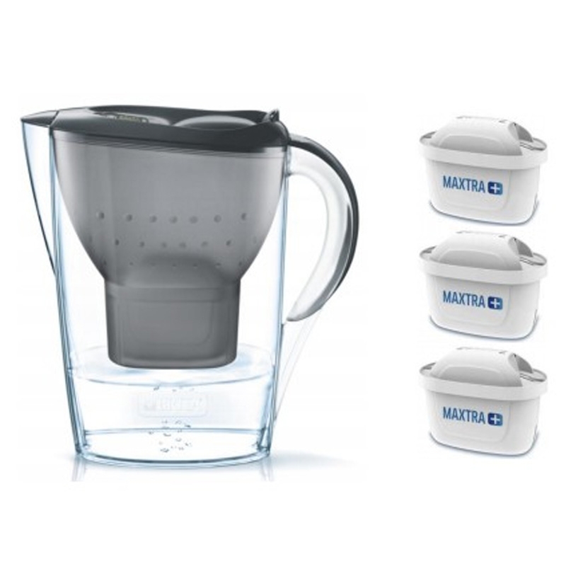Brita Wasserfilter Marella graphit inkl. 3 MAXTRA+ Filterkartuschen