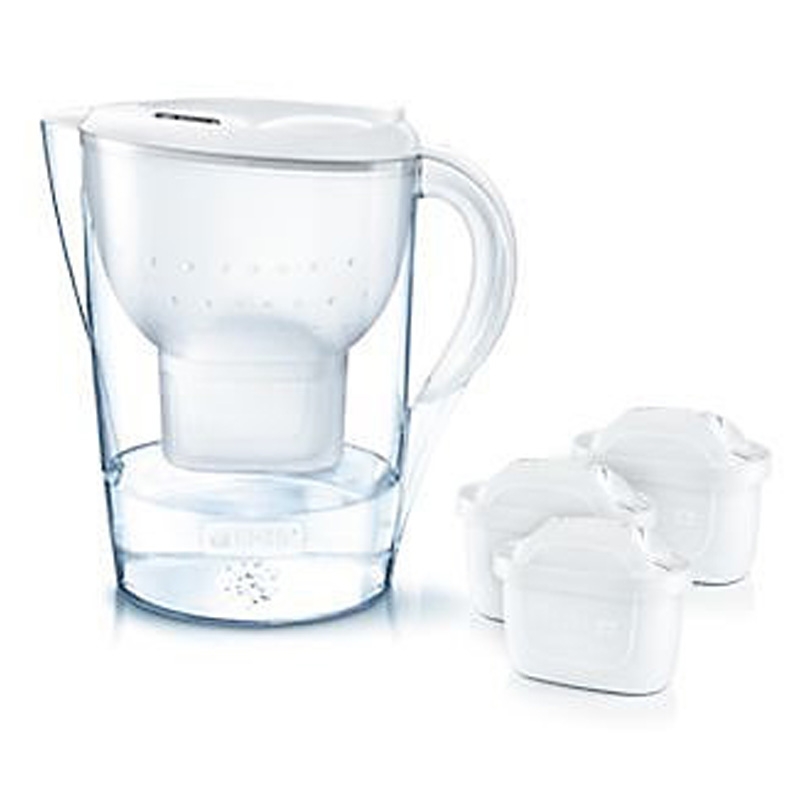 Brita Wasserfilter Marella weiß inkl. 3 MAXTRA+ Filterkartuschen