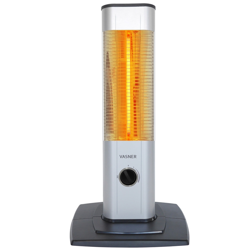 Vasner StandLine Mini 15 Infrarot-Stand-Heizstrahler 1500W silber