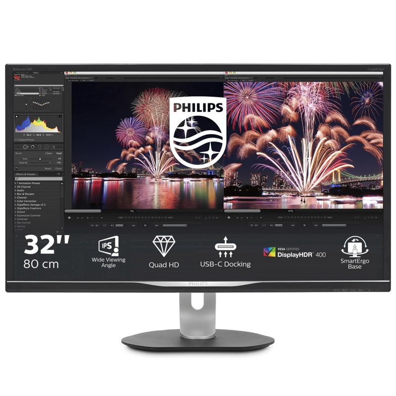 Philips P Line 328P6AUBREB/00 80 cm (31.5 Zoll) LED-Monitor