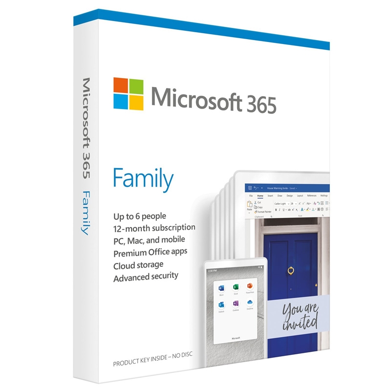 Microsoft 365 Family - Box Pack (1 Jahr) Office