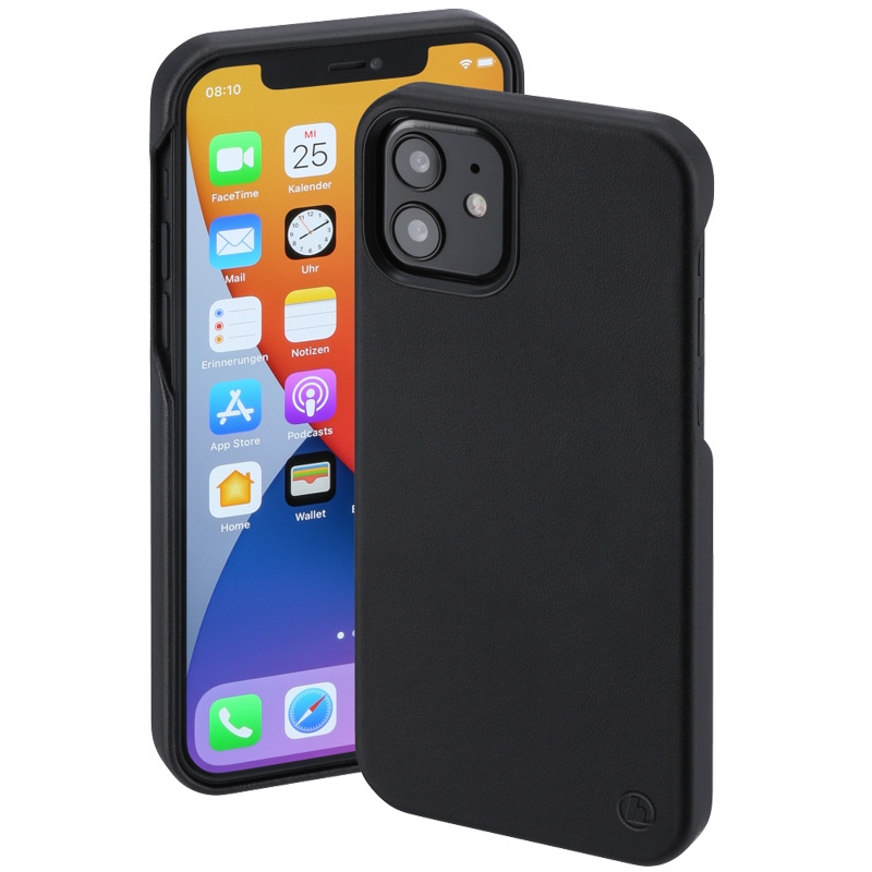 Hama MagCase Finest Sense für Apple iPhone 12/12 Pro, schwarz