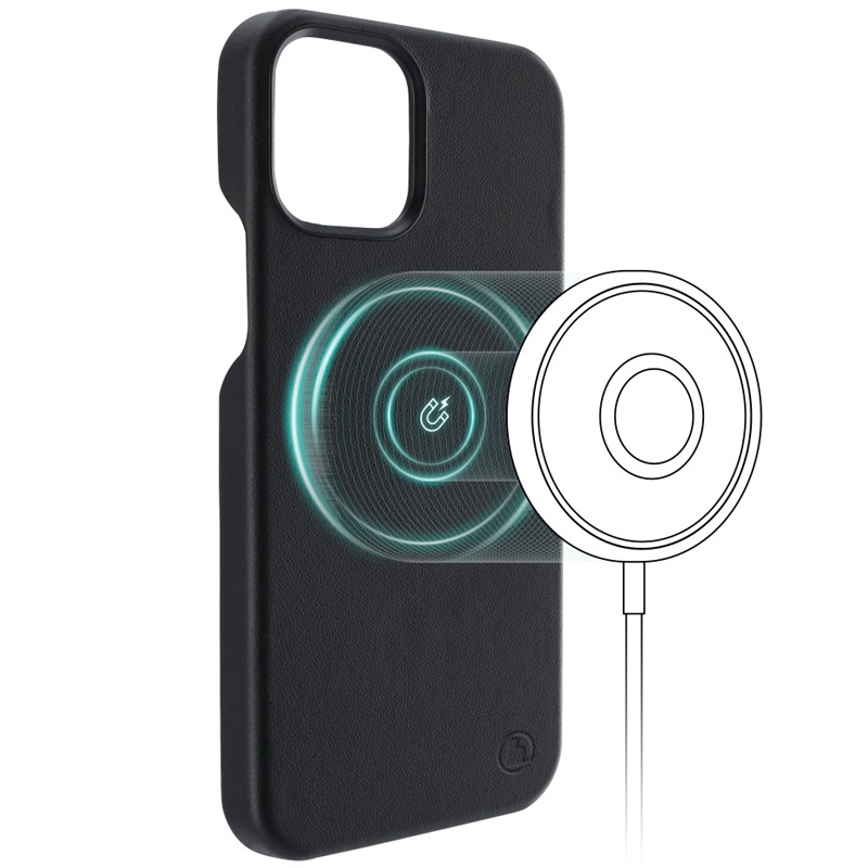 Hama MagCase Finest Sense für Apple iPhone 12/12 Pro, schwarz