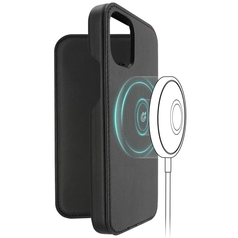 Hama MagCase Finest Sense Booklet für Apple iPhone 12/12 Pro, schwarz