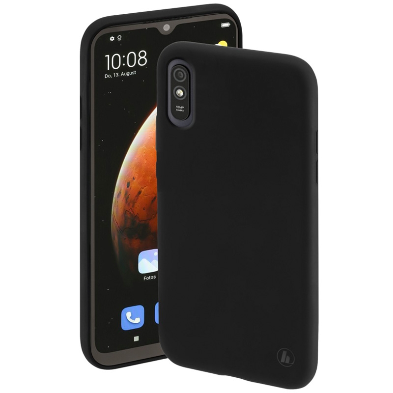 Hama Cover "Finest Feel" für Xiaomi Redmi 9A, Schwarz