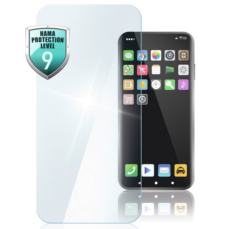 Hama Echtglas-Displayschutz "Premium Crystal Glass" für Xiaomi Redmi 9A/9C