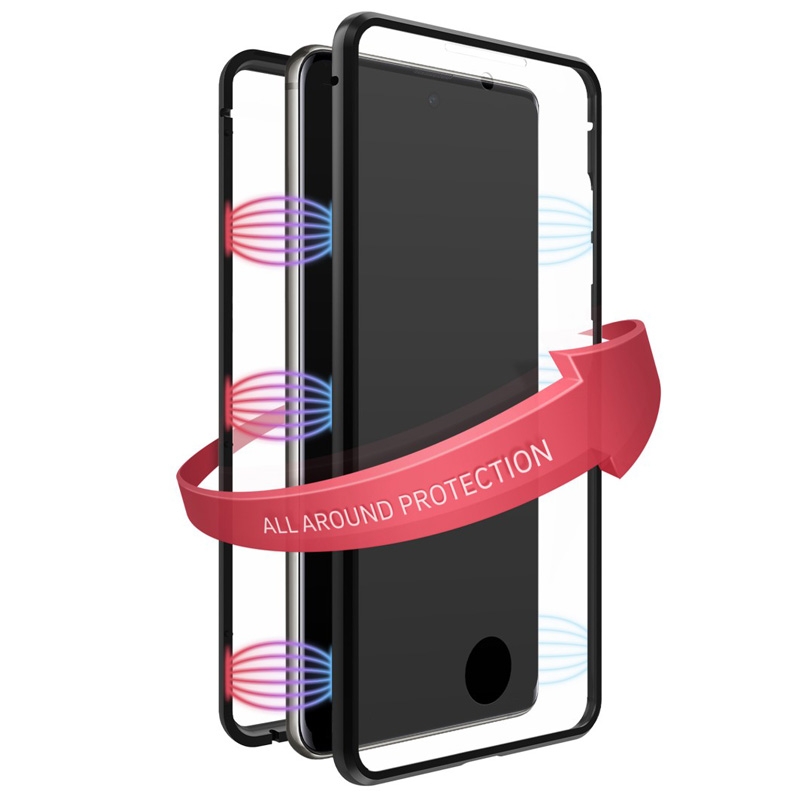 Hama Black Rock Cover "360° Glass" für Samsung Galaxy S20 FE/S20 FE 5G, Schwarz