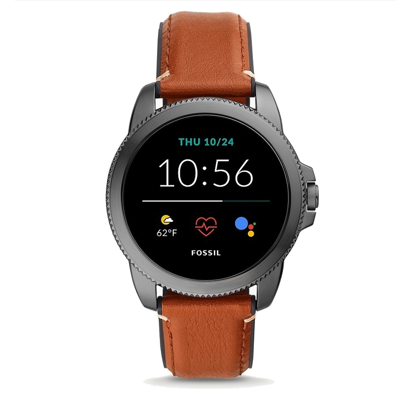Fossil FTW4055 Gen 5E Smartwatch Leder braun