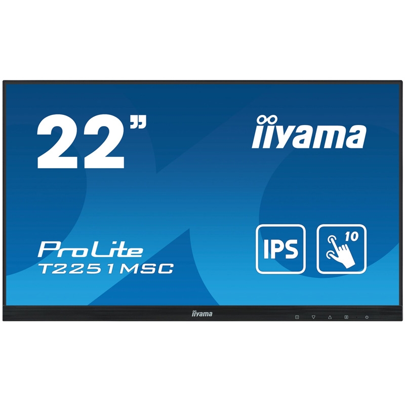 Iiyama ProLite T2251MSC-B1 54,7cm (21,5 Zoll) IPS LED-Monitor