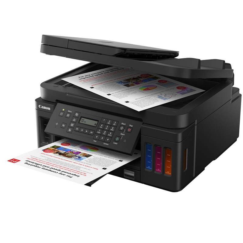 Canon PIXMA G7050 MegaTank Tintenstrahldrucker Multifunktionssystem schwarz