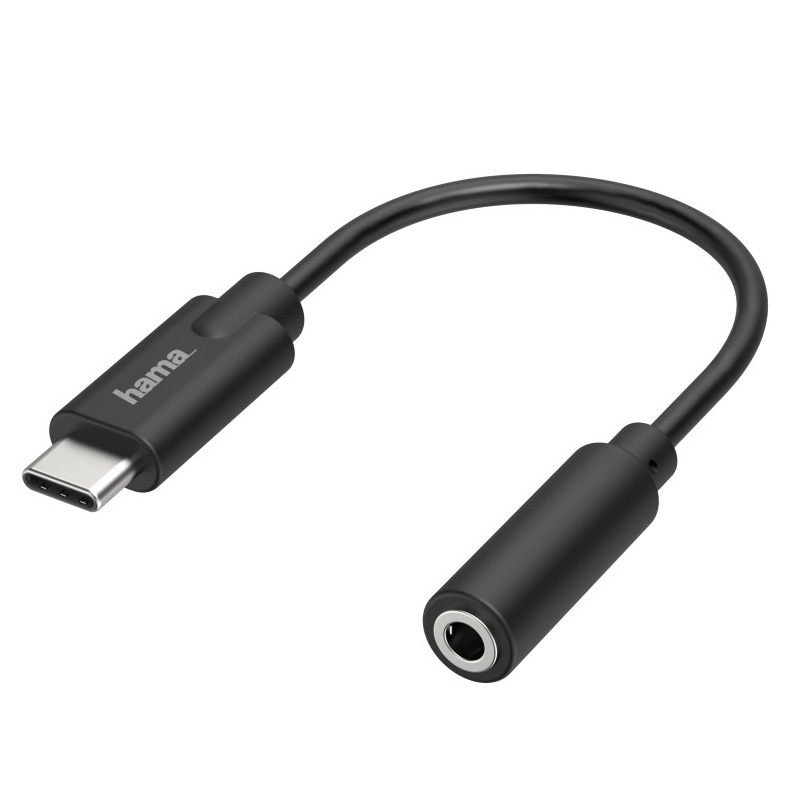 Hama Audio-Adapter, USB-C-Stecker - 3,5-mm-Klinke-Buchse
