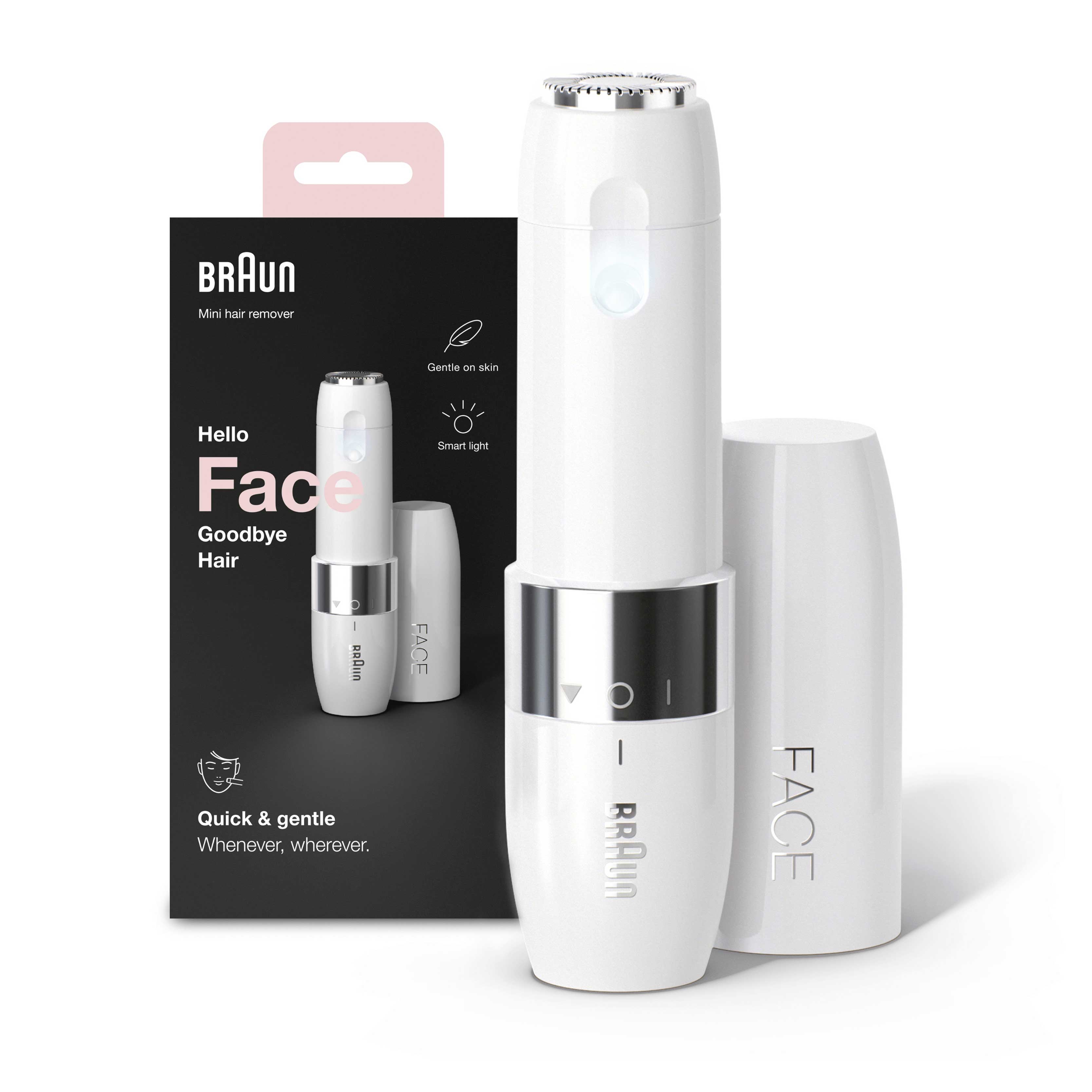 Braun Face FS1000 Mini-Gesichtshaarentferner weiß