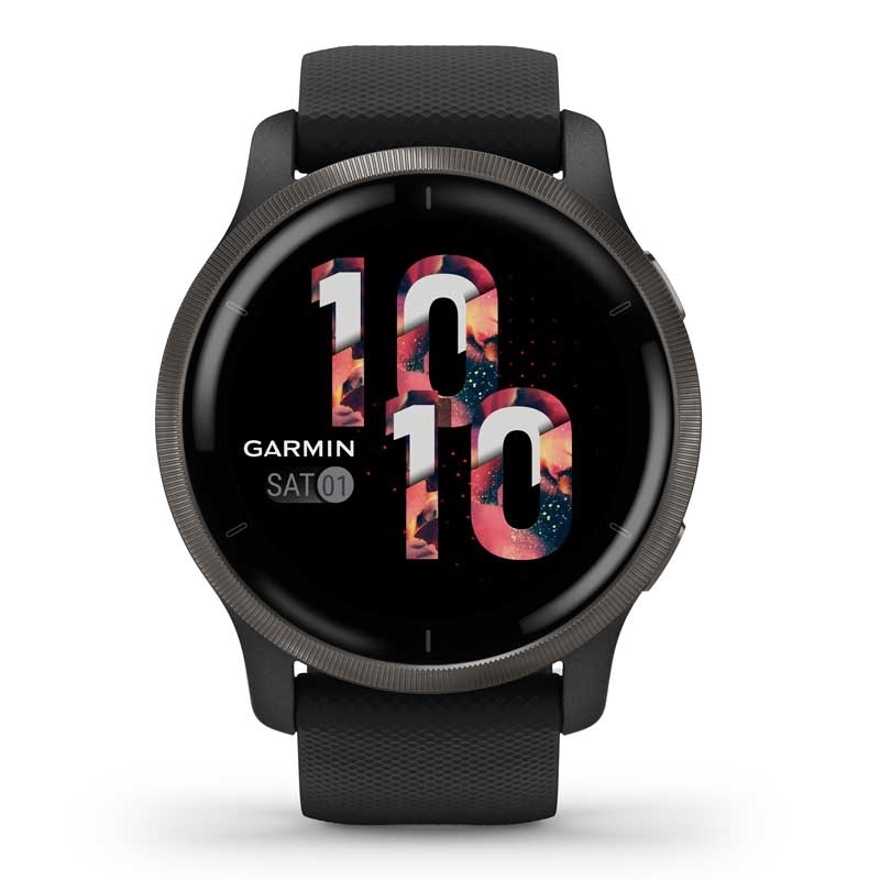 Garmin Venu 2 Smartwatch schwarz/schiefergrau