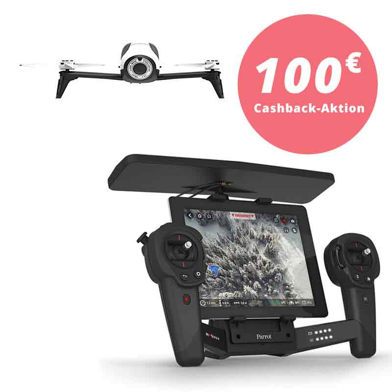 Parrot Bebop 2 Drone + Skycontroller Weiss