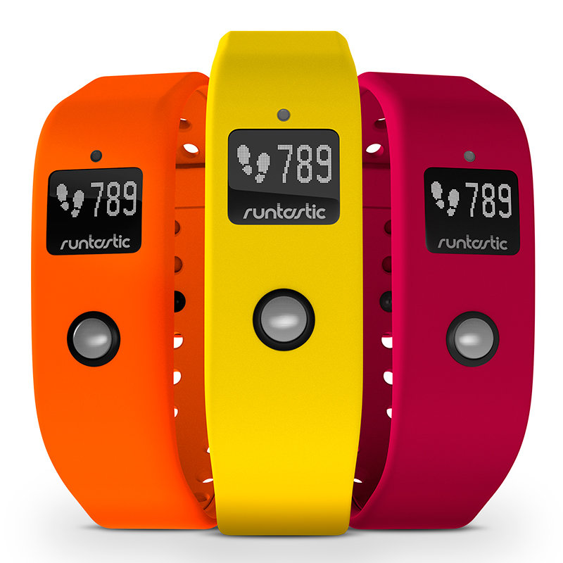 Runtastic Orbit Armbandset gelb orange rot