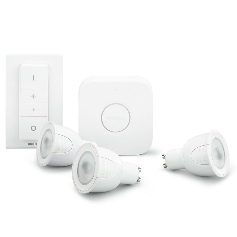 Philips Hue White & Color Ambiance GU10 LED Lampe Starter Set