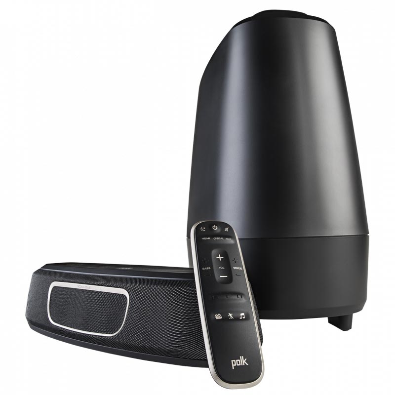 Polk Unisex Audio MagniFi Mini Sound Bar + Wireless Subwoofer Kompaktanlage schwarz
