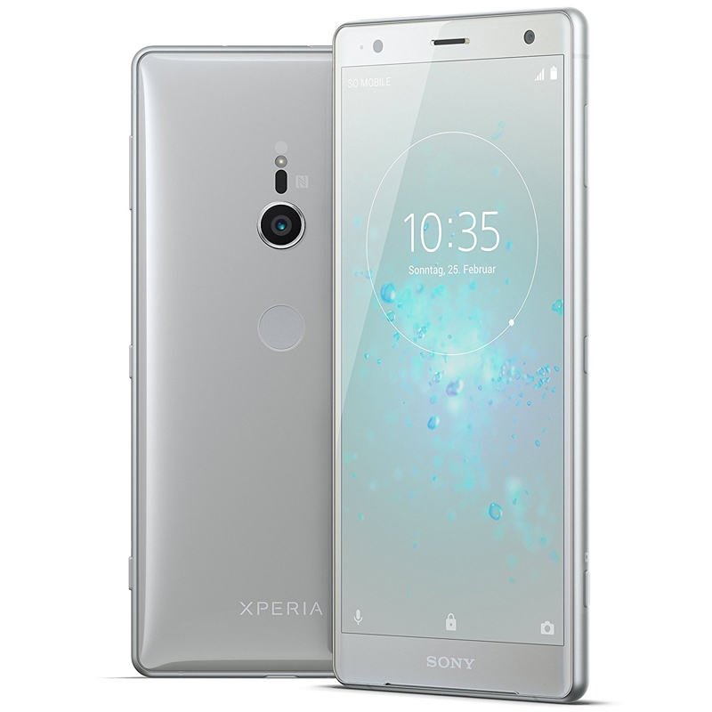 Sony Xperia XZ2 Dual-SIM Smartphone liquid silver