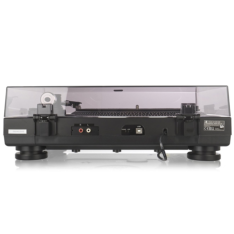 Dual DT 250 USB Plattenspieler schwarz