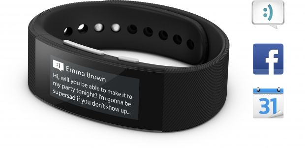 Sony Smartband Talk SWR30 groß Original schwarz