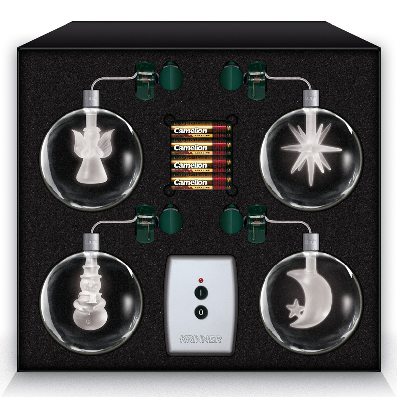 Krinner Lumix Light Balls LED-Christbaumbeläuchtung