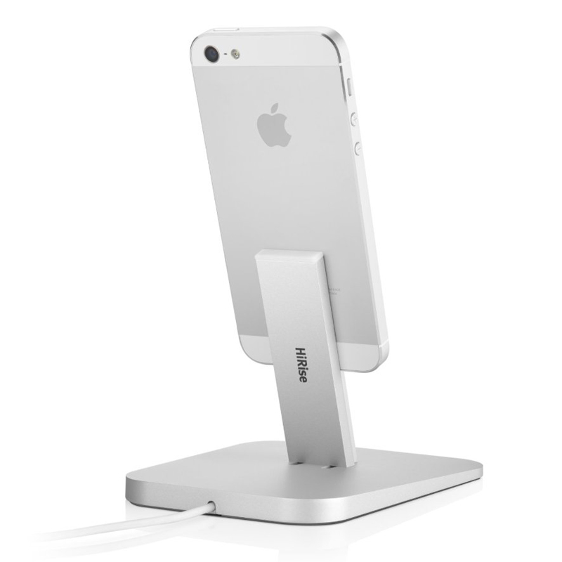 Twelve South HiRise Desktop Stand silber für iPhone, iPad mini und iPod touch
