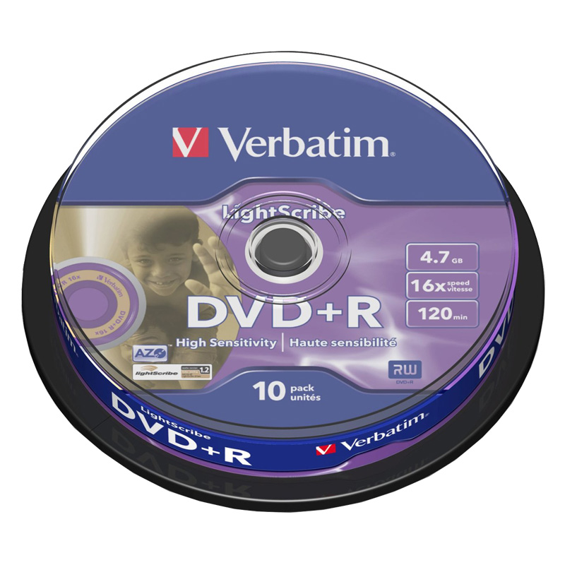 Verbatim DVD+R 4,7GB 10er Pack Spindel