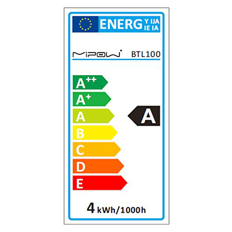 MiPow LED-Lampe mit Lautsprecher Playbulb warm-weiß silber