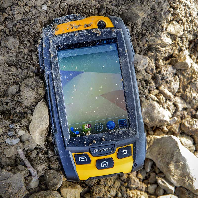 RugGear RG500 Outdoor Handy schwarz-gelb