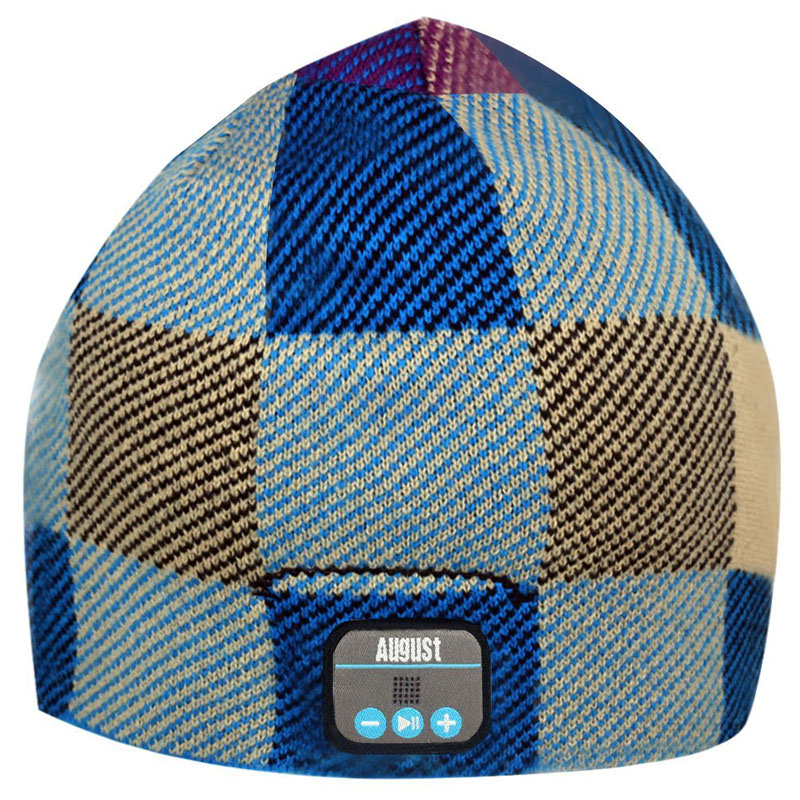 August EPA20C Bluetooth stereo Mütze kariert