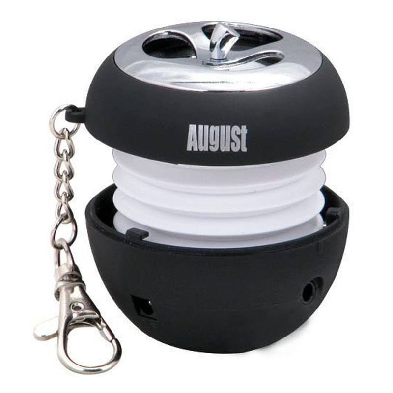 August MS310B Mini Lautsprecher schwarz