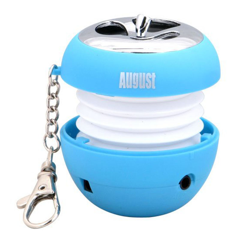 August MS310L Mini Lautsprecher blau