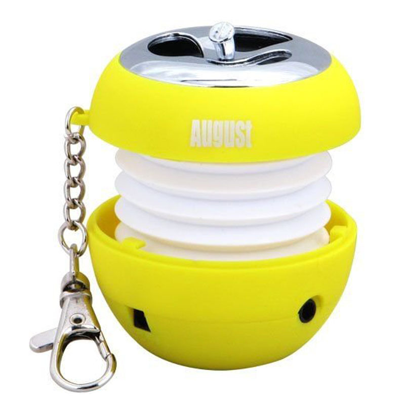 August MS310Y Mini Lautsprecher gelb