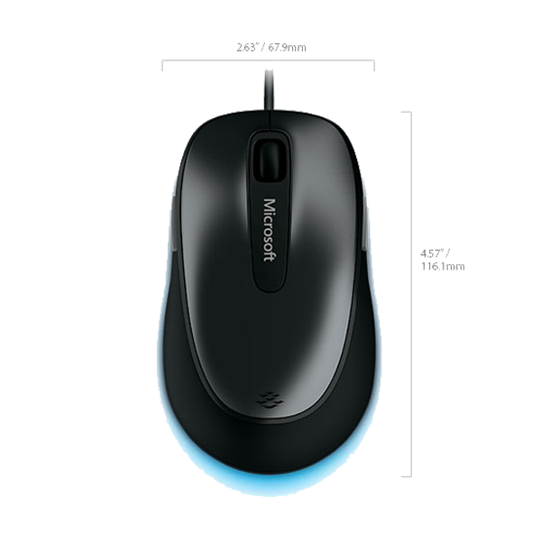 Microsoft Comfort Mouse 4500 Schwarz